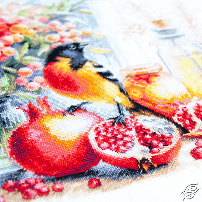 Pomegranate Breakfast 70-49 Counted Cross-Stitch Kit