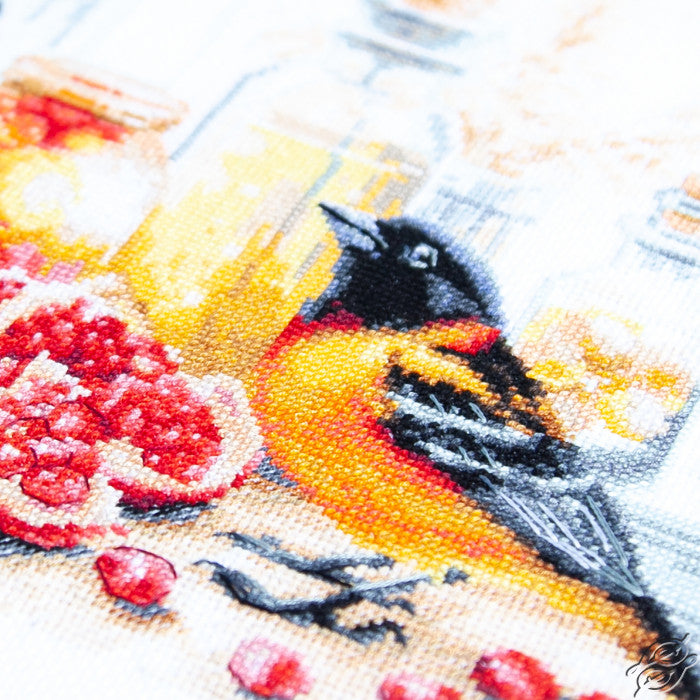 Pomegranate Breakfast 70-49 Counted Cross-Stitch Kit