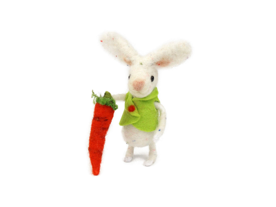 Felting Kit - Bunny with Carrot Needle Felt Kit