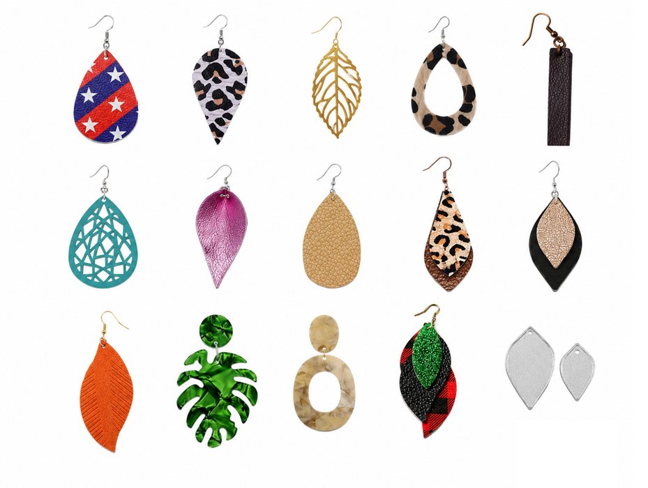 Earring Shapes Set Scrapbooking Carbon Steel Cutting Die QJ138