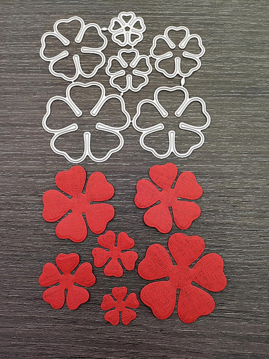Five Petal Flower Scrapbooking Carbon Steel Cutting Die QJ20
