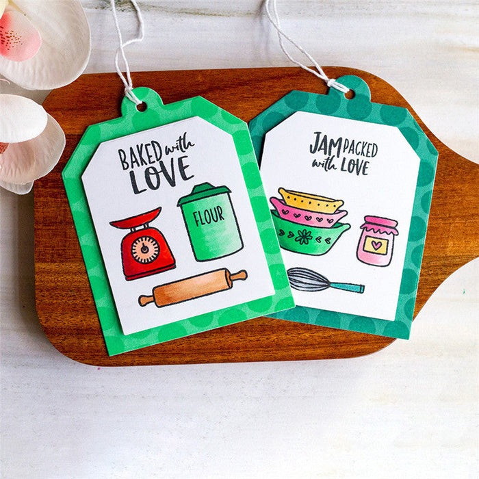 Kitchen Tools Clear Stamp & Metal Die Set QS01