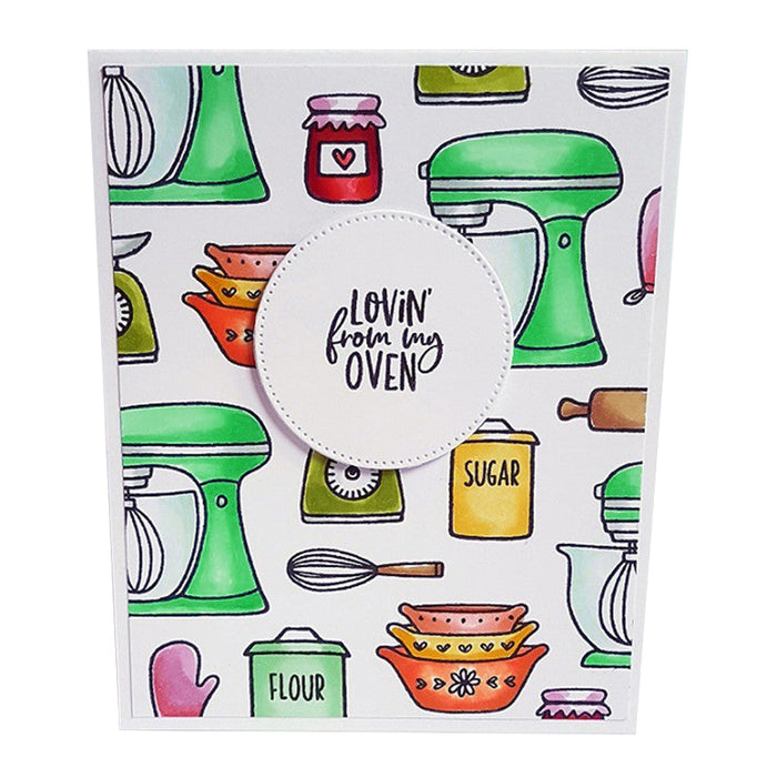 Kitchen Tools Clear Stamp & Metal Die Set QS01