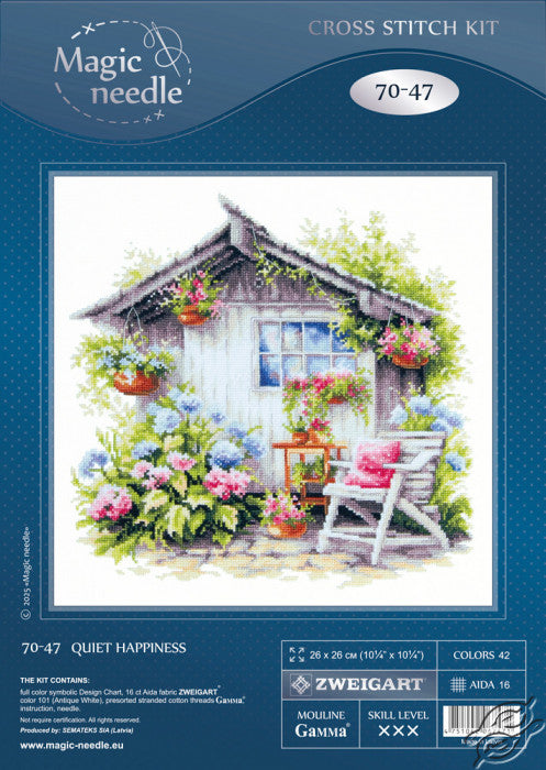 Quiet Happiness 70-47 Counted Cross-Stitch Kit