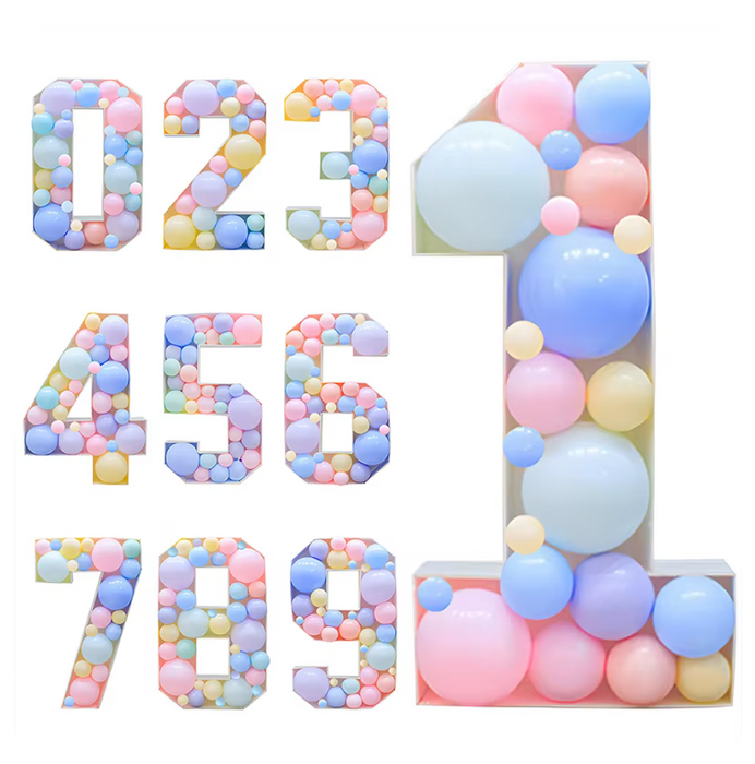 Birthday Number Figure Balloon Filling Box F07M2-21-4