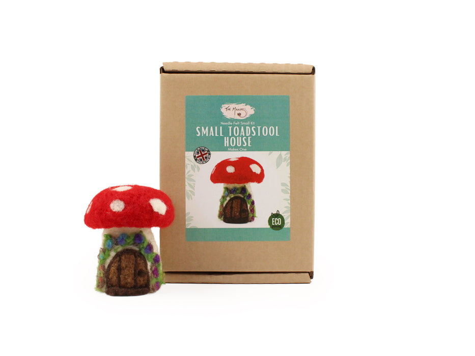 Felting Kit - Small Toadstool House Needle Felt Kit