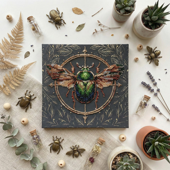 Mini Bead embroidery kit - The Alchemy of Nature AM-266