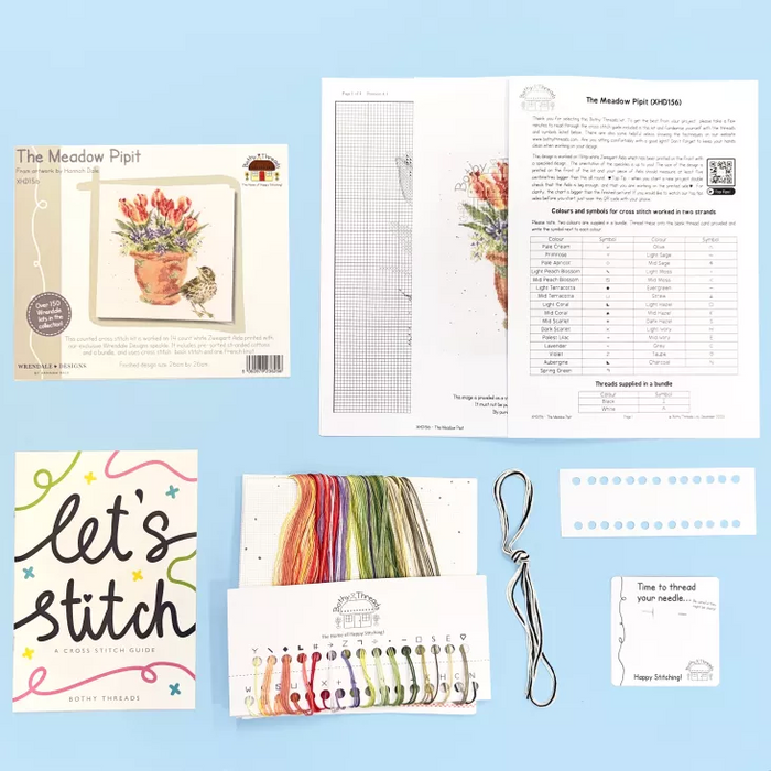 The Meadow Pipit XHD156 Counted Cross Stitch Kit