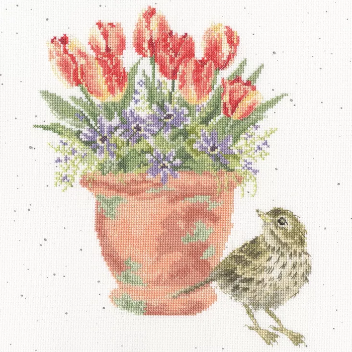 The Meadow Pipit XHD156 Counted Cross Stitch Kit