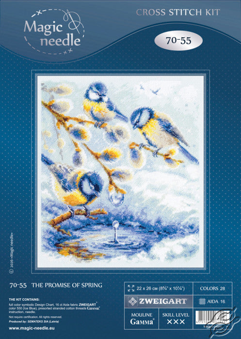 The Promise of Spring 70-55 Counted Cross-Stitch Kit