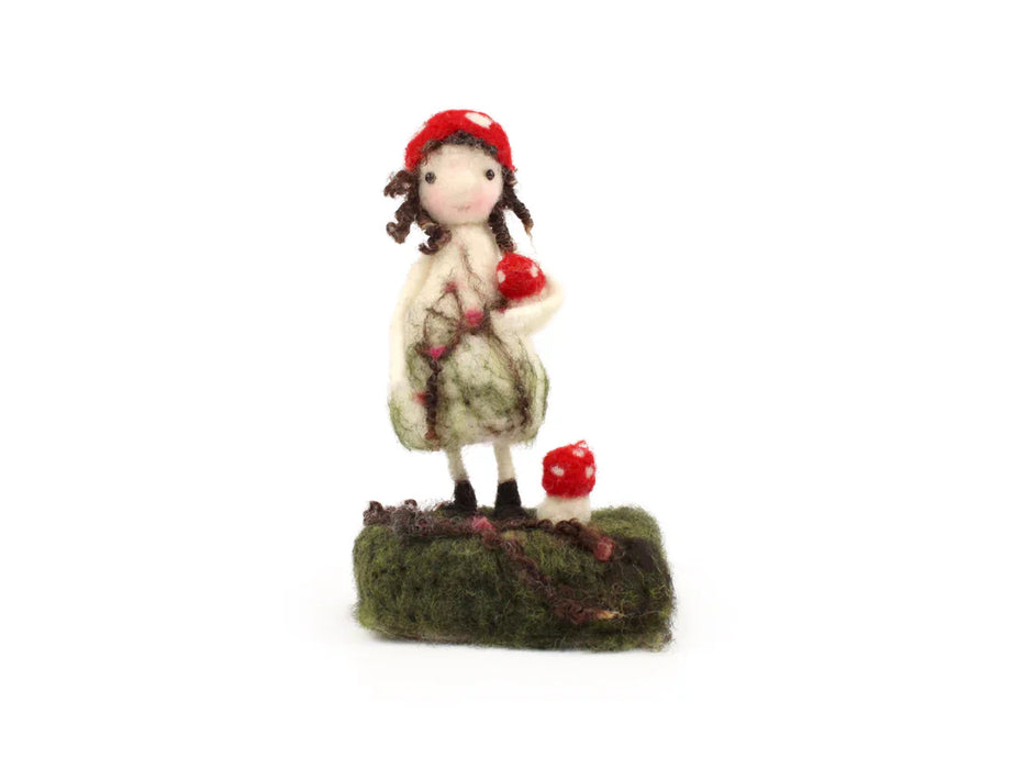 Felting Kit - Toadstool Fairy Small Kit