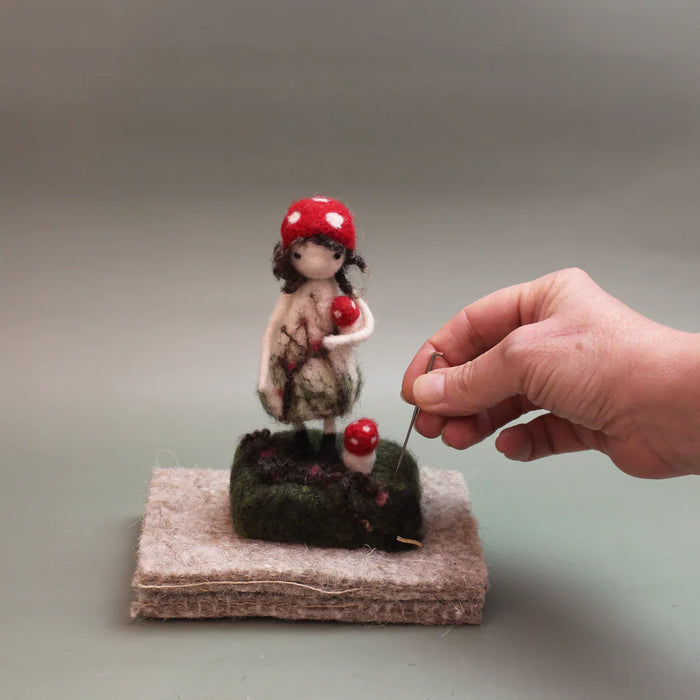 Felting Kit - Toadstool Fairy Small Kit