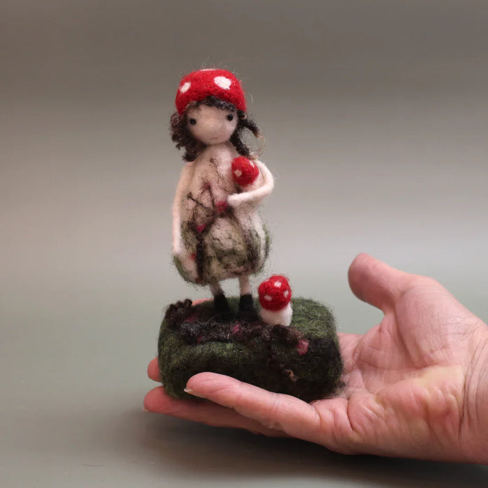 Felting Kit - Toadstool Fairy Small Kit