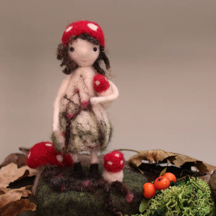 Felting Kit - Toadstool Fairy Small Kit