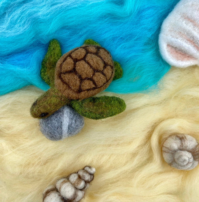 Felting Kit - Turtle Needle Felt Kit