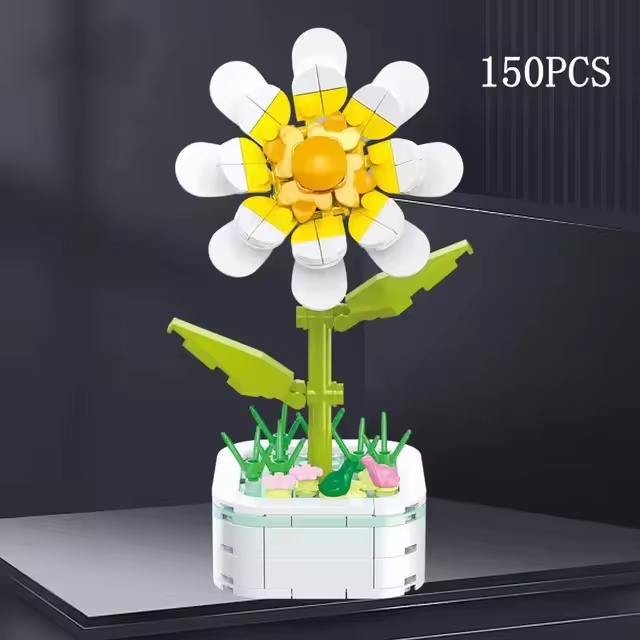 Noon Flower Sycamore Building Brick Potted Flower F07M9-9(103)-C8