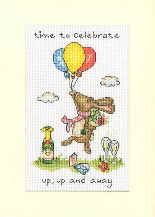 Greeting Card - Up, Up and Away XGC66 Counted Cross Stitch Kit