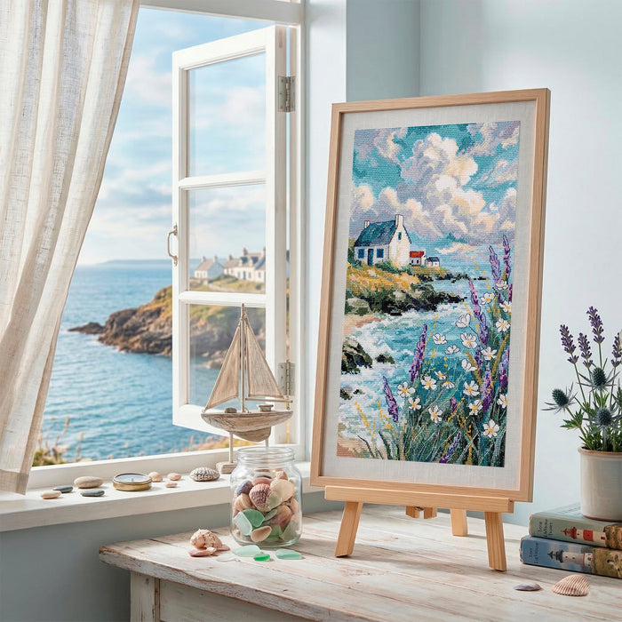 Cross-stitch kit - When the Sea Is a Dream AH-318