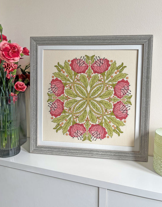 Celtic Poppies XBUF1 Counted Cross Stitch Kit