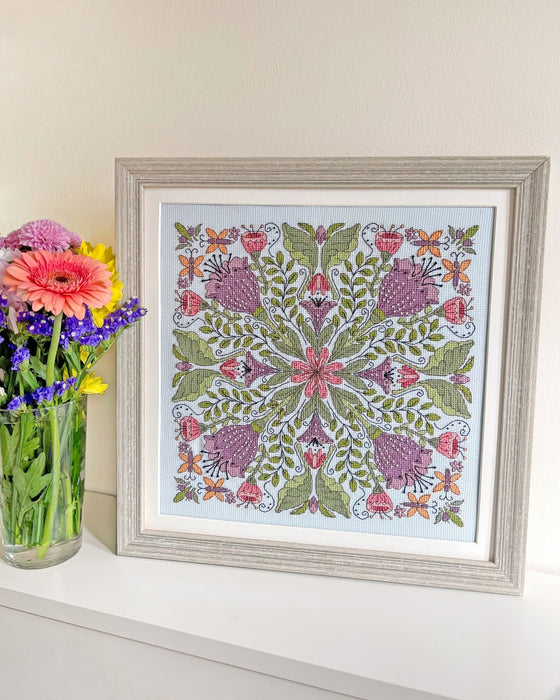 Bursting Blooms XBUF2 Counted Cross Stitch Kit