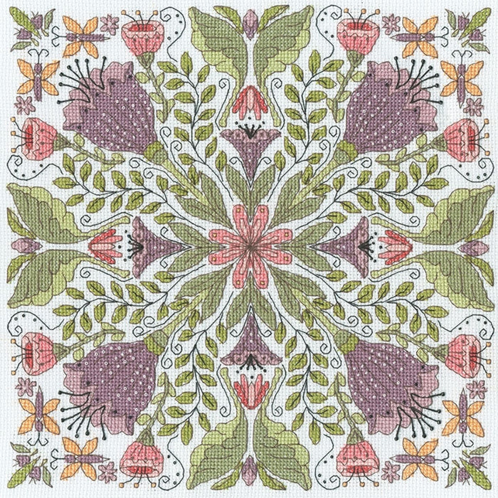 Bursting Blooms XBUF2 Counted Cross Stitch Kit
