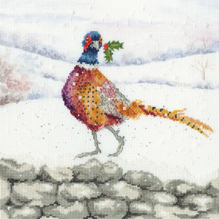 A Festive Flourish XHD135 Counted Cross Stitch Kit