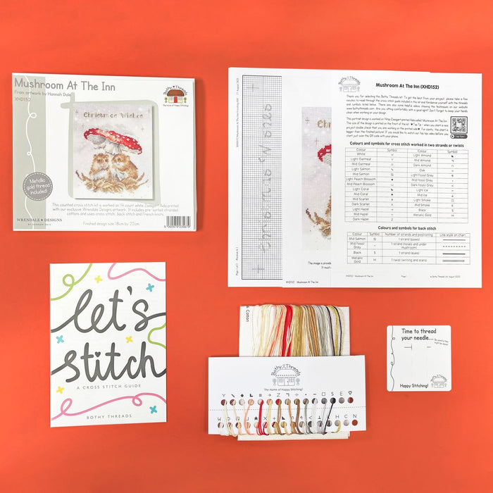 Mushroom At The Inn XHD152 Counted Cross Stitch Kit