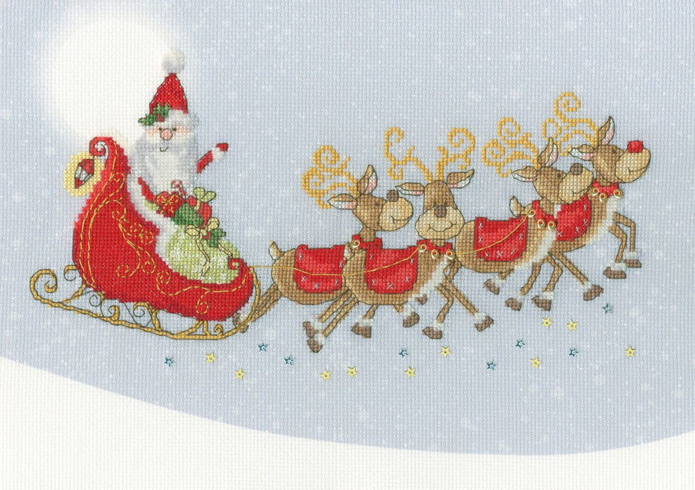 Sleigh Ride XKTB9 Counted Cross Stitch Kit