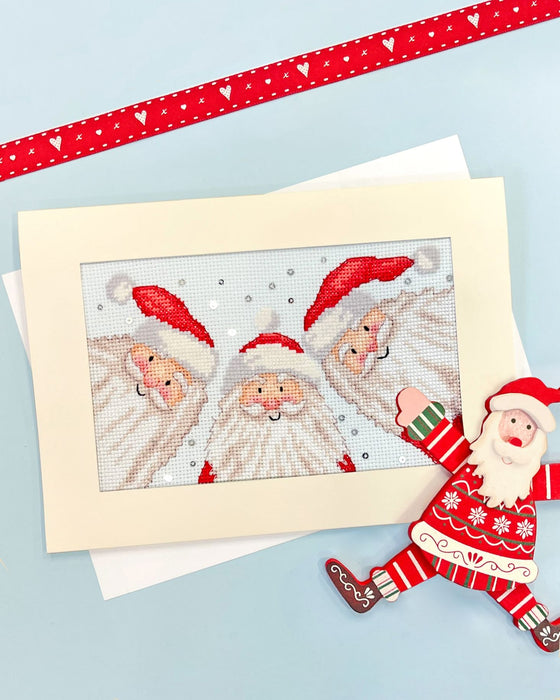 Santa Selfie XMAS88 Counted Cross Stitch Kit