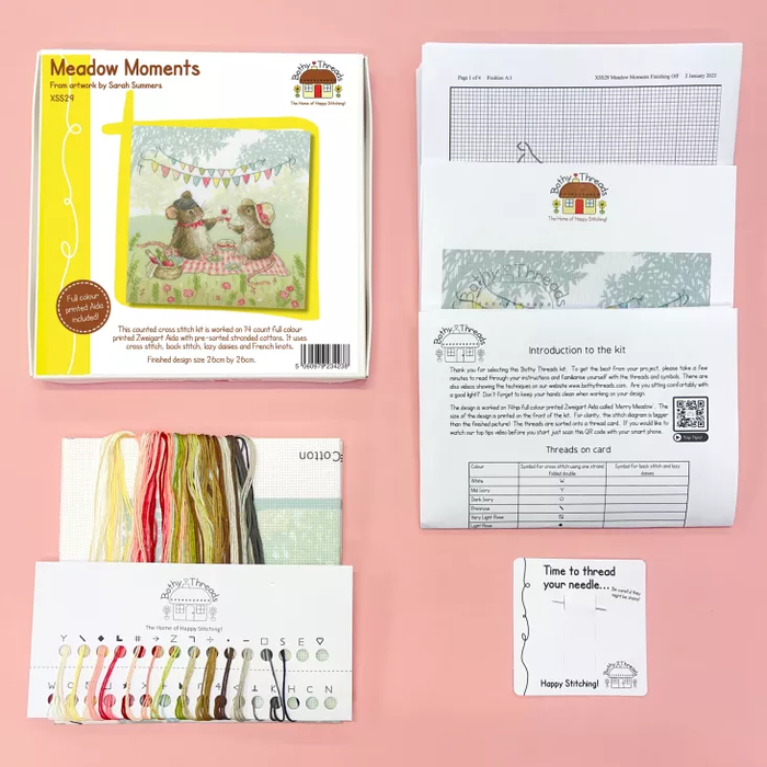 Meadow Moments XSS29 Counted Cross Stitch Kit