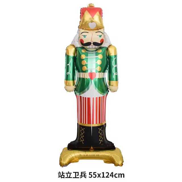 Christmas Nutcracker Standing Foil Balloon Decoration F07M1-53