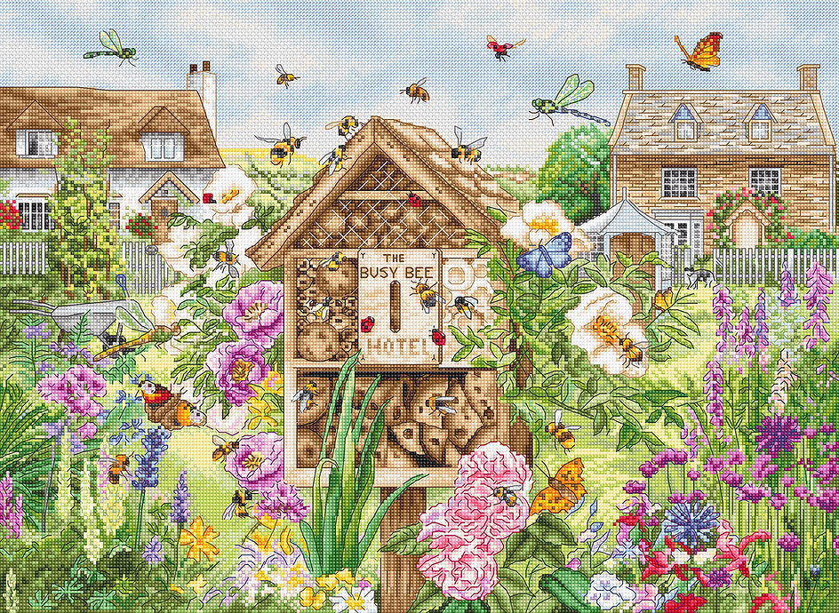 Busy Bee Hotel L8104 Counted Cross Stitch Kit