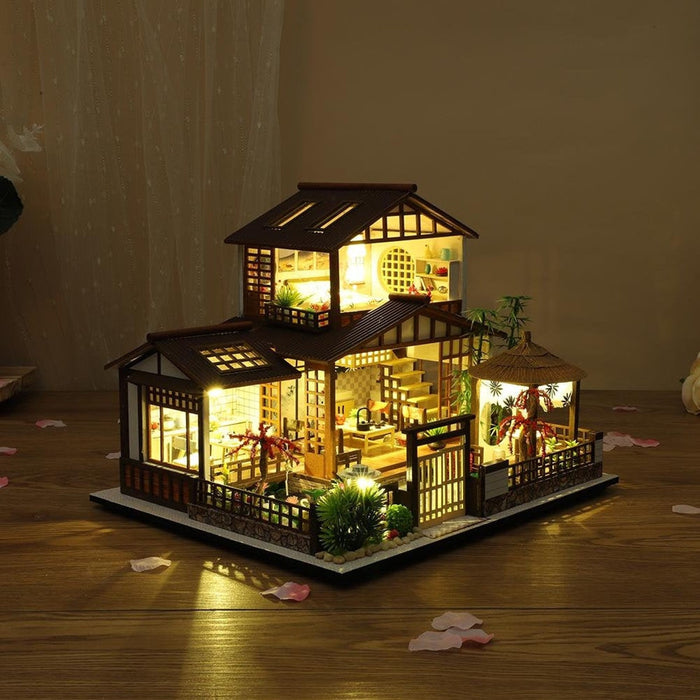 Miniature Wizardi Roombox Kit - Japanese Garden Dollhouse Kit