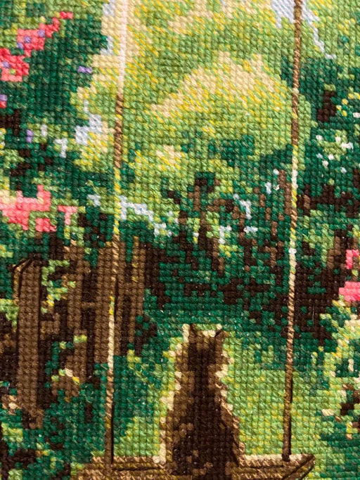 Garden Swing 2114R Counted Cross Stitch Kit - Wizardi