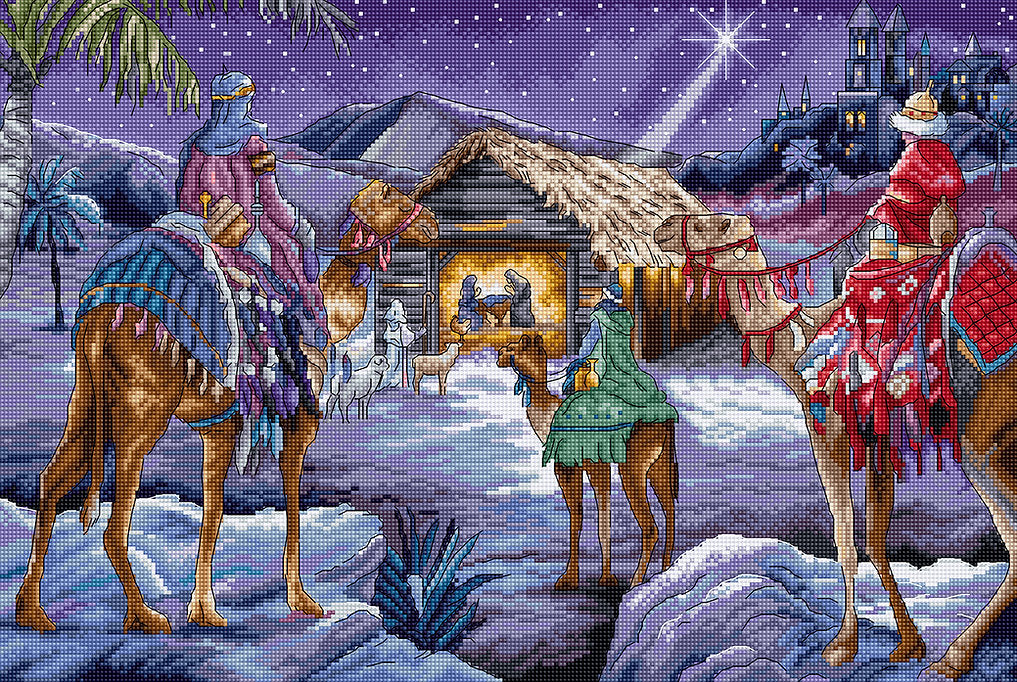 Three Kings L8108 Counted Cross Stitch Kit