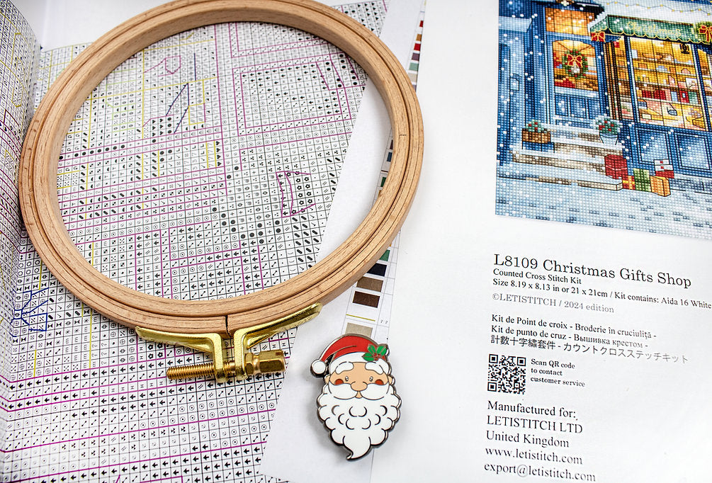 Christmas Gifts Shop L8109 Counted Cross Stitch Kit