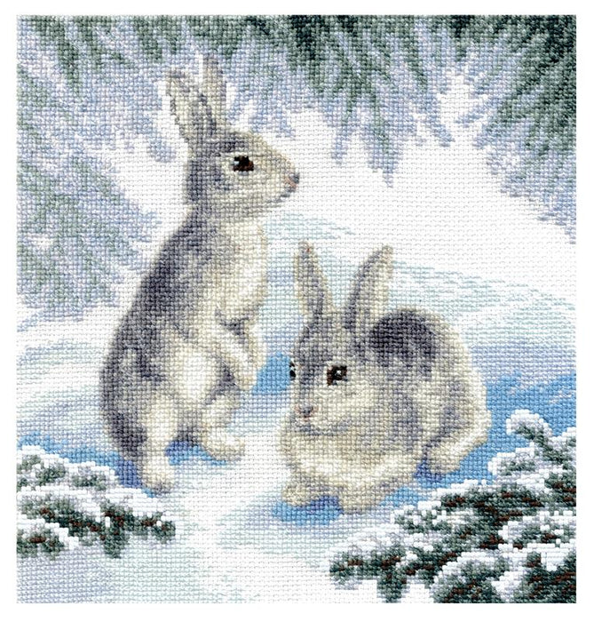 Counted cross stitch kit  M-576C "Forest couple"