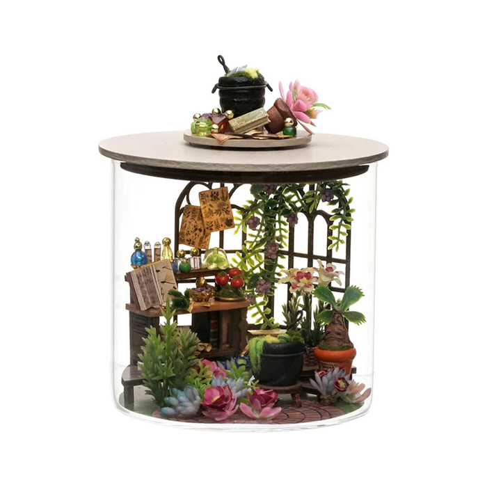 Miniature Wizardi Roombox Kit - Magic Garden Dollhouse Kit