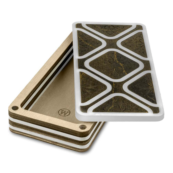 Magnetic Needle Case Large Dark Stone Geometry FLZB(N)-183