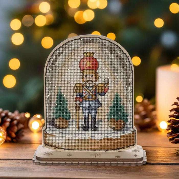 Cross-stitch kits on wood FLW-048