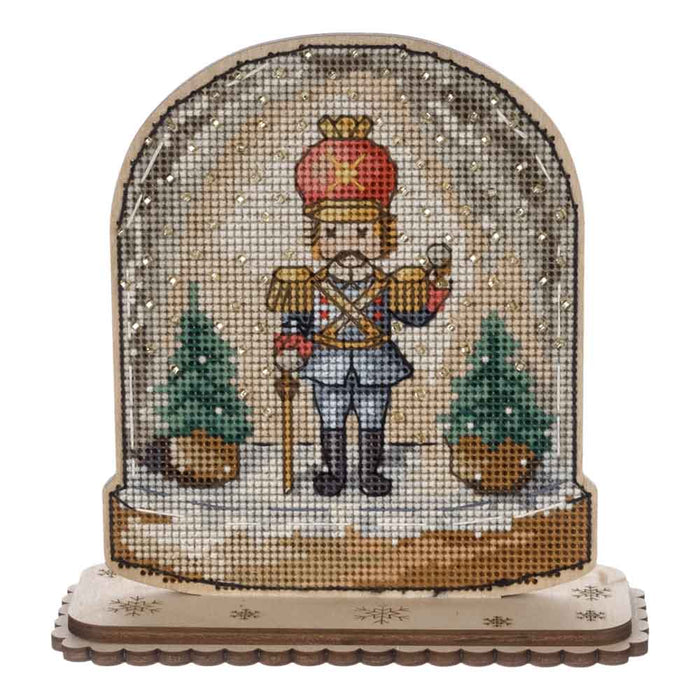 Cross-stitch kits on wood FLW-048