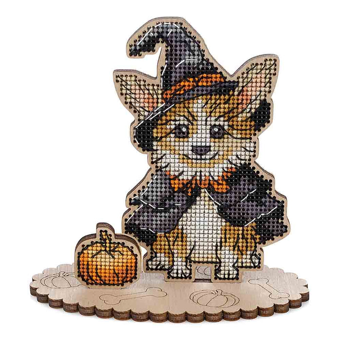 Cross-stitch kits on wood FLW-050