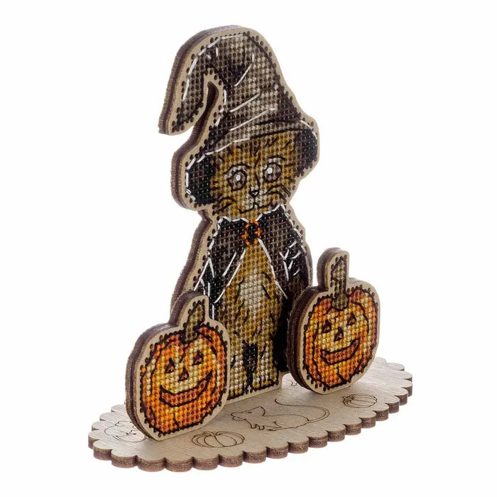 Cross-stitch kits on wood FLW-060