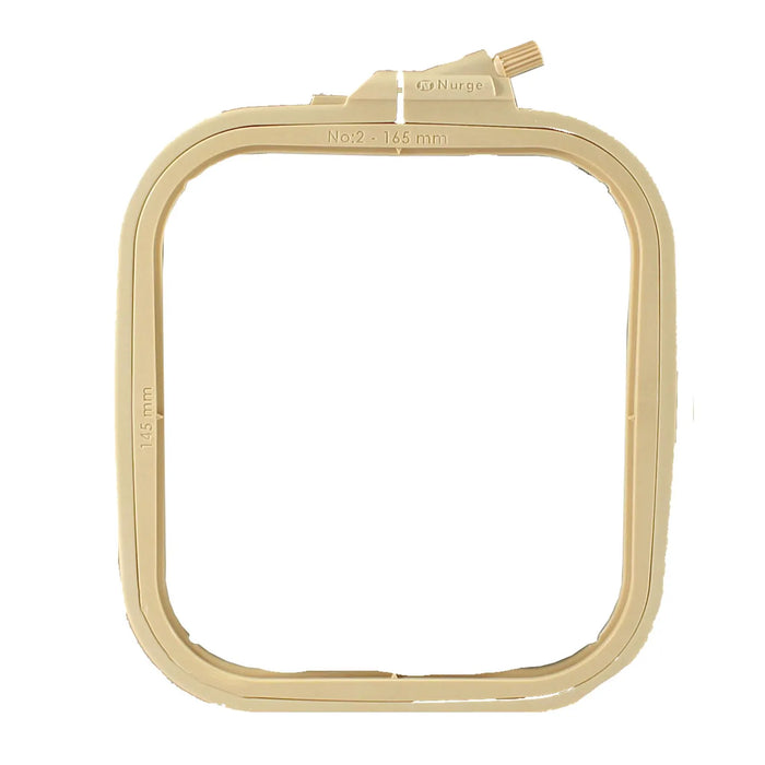 Plastic Square Hoop Nurge 170-12 Caramel