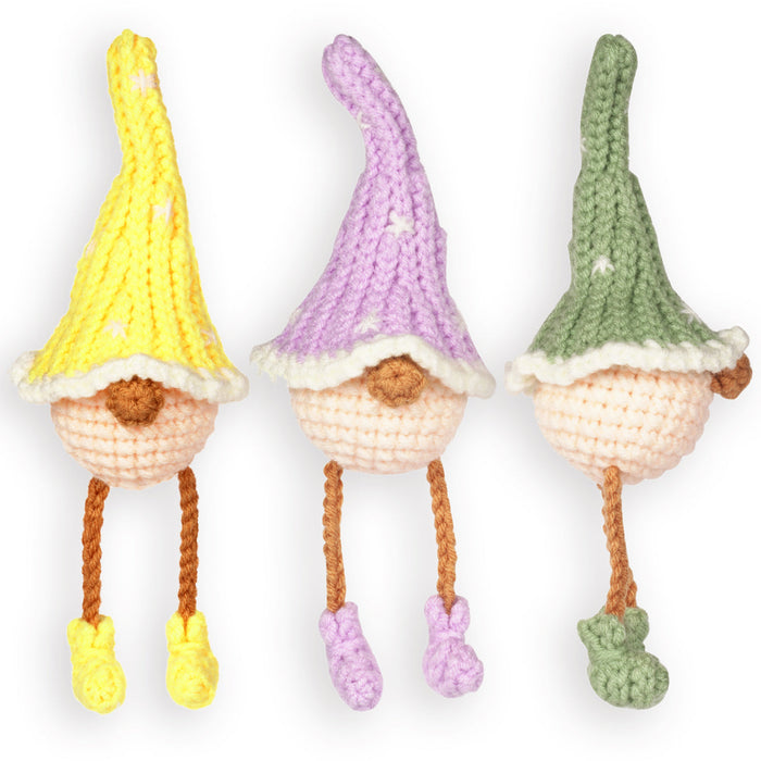 Gnome Amigurumi DIY Crochet Kit Wizardi F07N8-M25