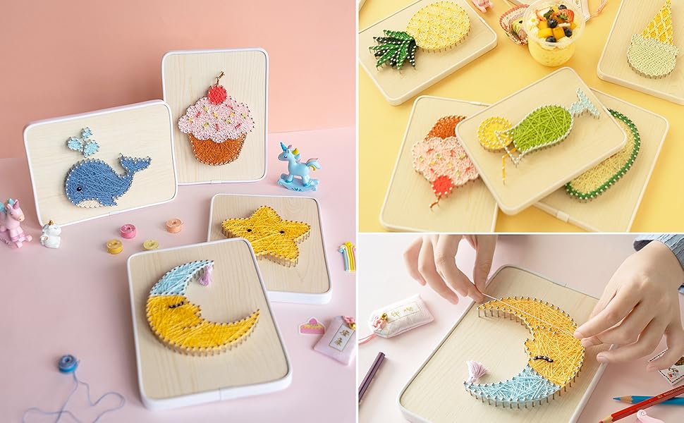Potted Cactus String Art Kit F07-M12-3-DH5018