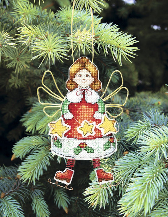 Christmas tree toy cross-stitch kit T-02C Set of pictures "Christmas toys"