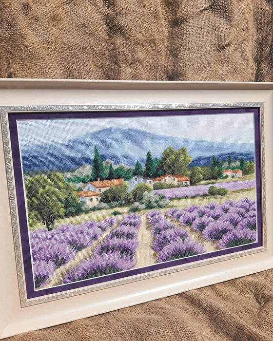 Cross-stitch kit M-416C "Mountain lavender"