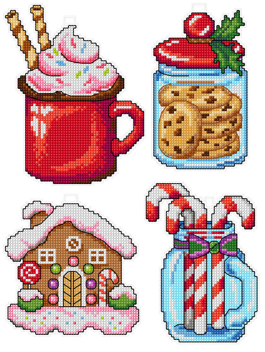 "Christmas Sweets" 119CS Counted Cross-Stitch Kit
