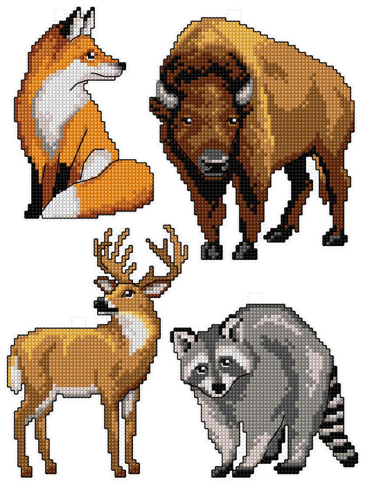 "Forest Animals" 125CS Counted Cross-Stitch Kit
